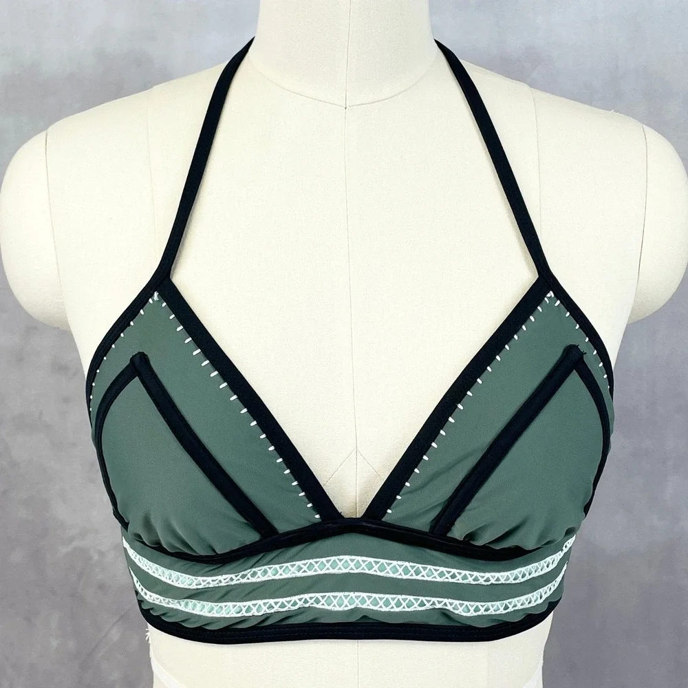Xhilaration‎ Bikini Top Size Medium Indie Swim Coastal Resort Minimalist Beach